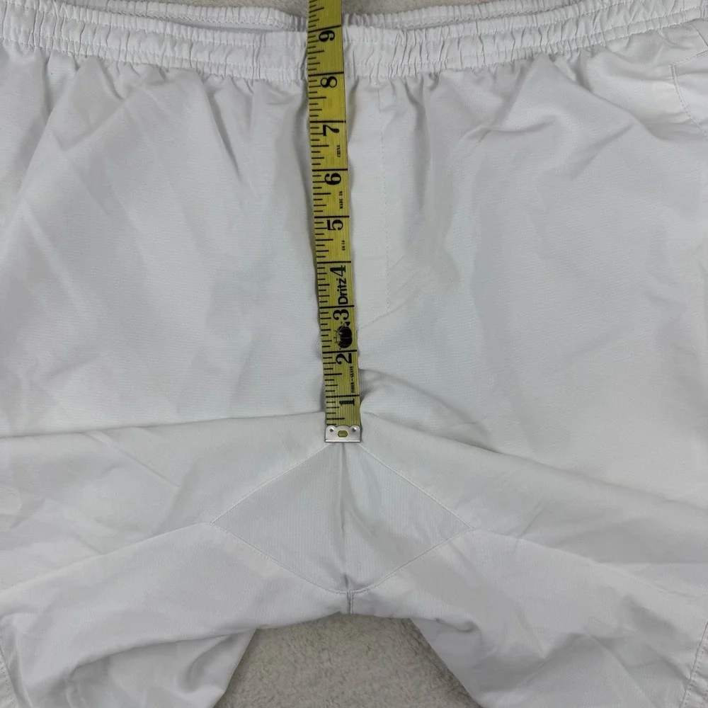 Lotto White Athletic Shorts Men's L‎ Soccer Training Mesh Lined Drawstring